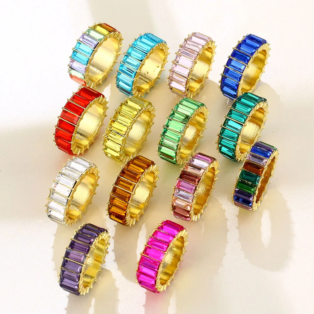 Fashion Luxury Crystal Rhinestone Ring for Women Girls Men Multicolor Anillo Party Gift Statement Jewelry
Fashion Luxury Crystal Rhinestone Ring for Women Girls Men Multicolor Anillo Party Gift Statement Jewelry