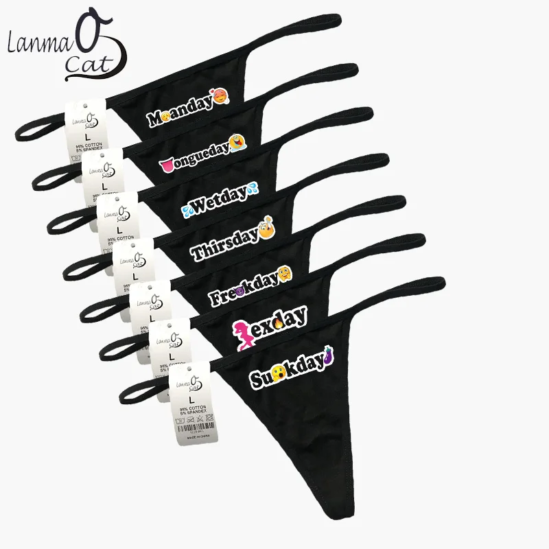 7 Pcs/lots G-string Panties Cotton Hot Sexy Days of The Week Underpants Women's Panties Bragas Cotton T back Thongs 
7 Pcs/lots G-string Panties Cotton Hot Sexy Days of The Week Underpants Women's Panties Bragas Cotton T back Thongs