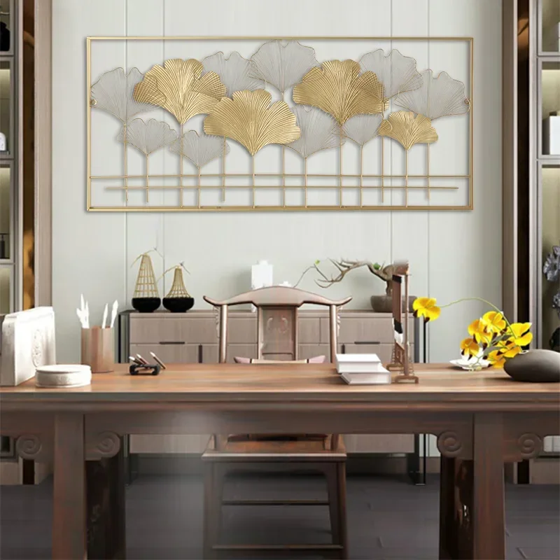 Rectangular Ginkgo Leaf Wall Ornaments Living Room Study Background Decoration Wall Hanging Gold Wrought Iron Wall Decorations
Rectangular Ginkgo Leaf Wall Ornaments Living Room Study Background Decoration Wall Hanging Gold Wrought Iron Wall Decorations