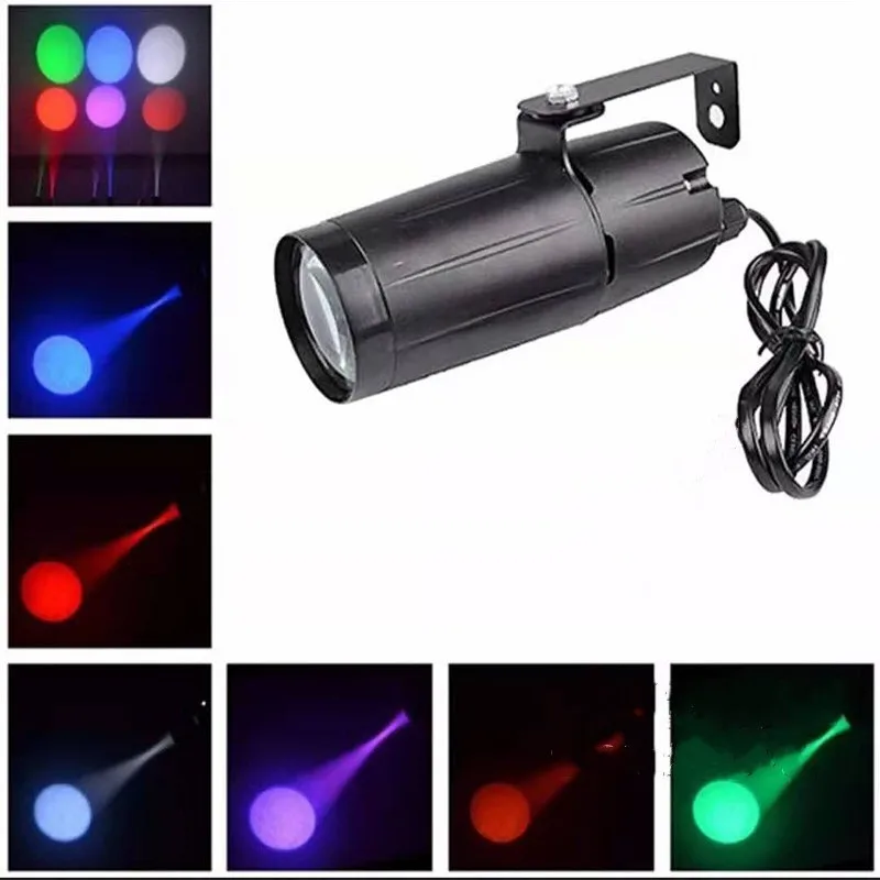 3W LED Stage Spotlight Disco Light LED Beam Pinspot Light MiNi Stage Lighting Effect Lamp for KTV Party Lights Outdoor Dj Light
3W LED Stage Spotlight Disco Light LED Beam Pinspot Light MiNi Stage Lighting Effect Lamp for KTV Party Lights Outdoor Dj Light