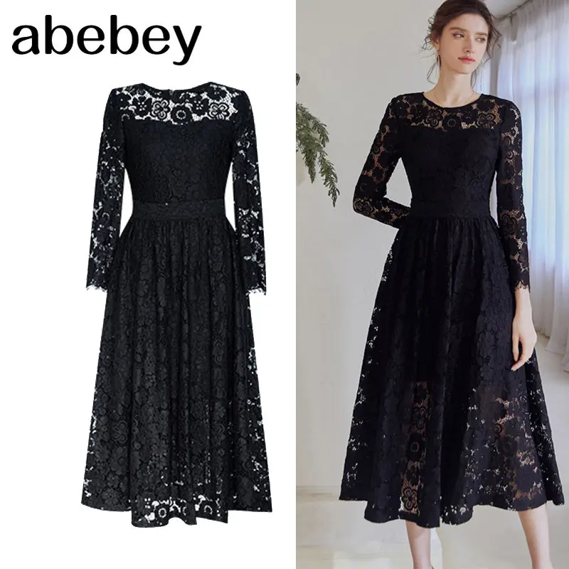 Women Classic Fashion Flower Lace A Line Midi Long Dresses Lady Spring Summer Vintage Elegant Chic Vestidos Trendy Elbis
Women Classic Fashion Flower Lace A Line Midi Long Dresses Lady Spring Summer Vintage Elegant Chic Vestidos Trendy Elbis