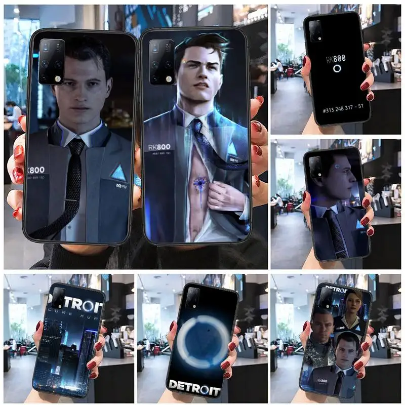 

Detroit Become Human RK800 Connor Phone Case For Xiaomi 9t pro lite 10 MIX 2S 3 note10lite 8 cc9 pro nax fundas cover