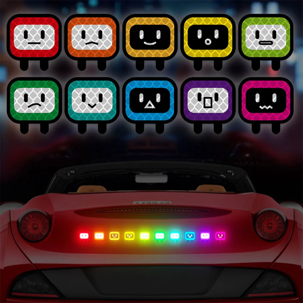 10Pcs Universal Car Reflective Sticker DIY Cute Car Decal Adhesive Sticker Waterproof Decor For VW Benz BMW Benz Accessories
10Pcs Universal Car Reflective Sticker DIY Cute Car Decal Adhesive Sticker Waterproof Decor For VW Benz BMW Benz Accessories