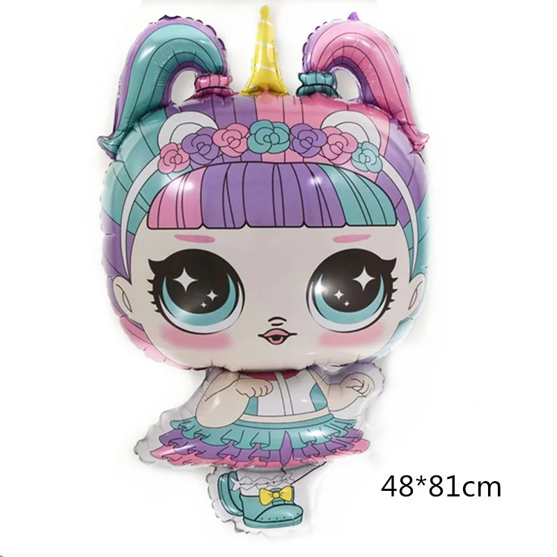 LOL Suprise Dolls Balloon cute Figure Balloon Toys Lol Party Decoration for Home Foil Balloons Birthday Gift for Kids
LOL Suprise Dolls Balloon cute Figure Balloon Toys Lol Party Decoration for Home Foil Balloons Birthday Gift for Kids