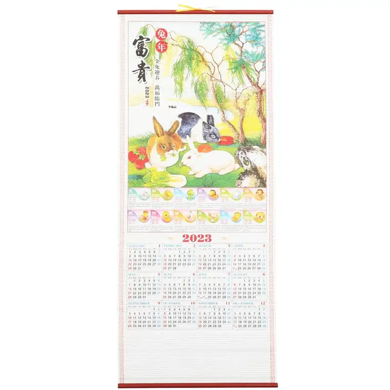 Calendar 2023 Wall Chinese Year Hanging New Rabbit Planner Monthly Traditionallunar Yearly Decor Daily Schedule Calendars Shui
Calendar 2023 Wall Chinese Year Hanging New Rabbit Planner Monthly Traditionallunar Yearly Decor Daily Schedule Calendars Shui