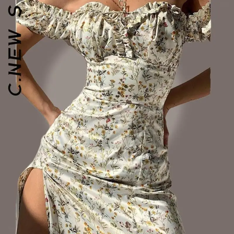 C.New S Women New Dress All-Match Streetwear Robe Chic Mid-Calf Aesthetic Dress Sweet Dress Vocation Style Chic Vestidos Female
C.New S Women New Dress All-Match Streetwear Robe Chic Mid-Calf Aesthetic Dress Sweet Dress Vocation Style Chic Vestidos Female