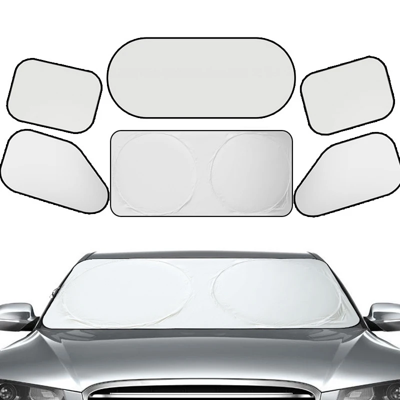 Car Sunshade Covers Cover Universal Windscreen Folding Visor Reflector Windshield Auto Window Sun Shade Protector Accessories
Car Sunshade Covers Cover Universal Windscreen Folding Visor Reflector Windshield Auto Window Sun Shade Protector Accessories