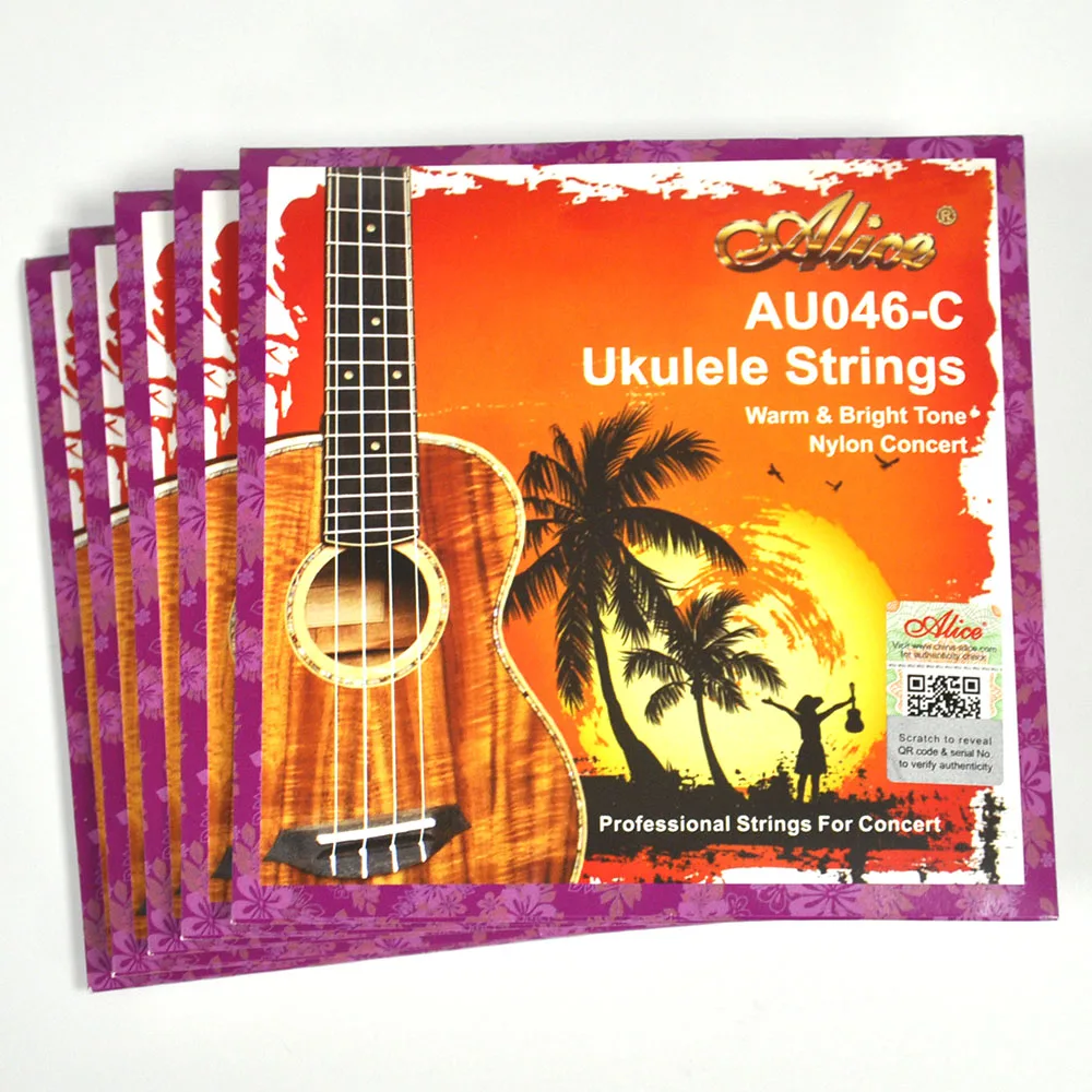 5 Sets Alice AU046-C Professional Ukulele Strings Warm & Bright Tone Nylon Concert
5 Sets Alice AU046-C Professional Ukulele Strings Warm & Bright Tone Nylon Concert