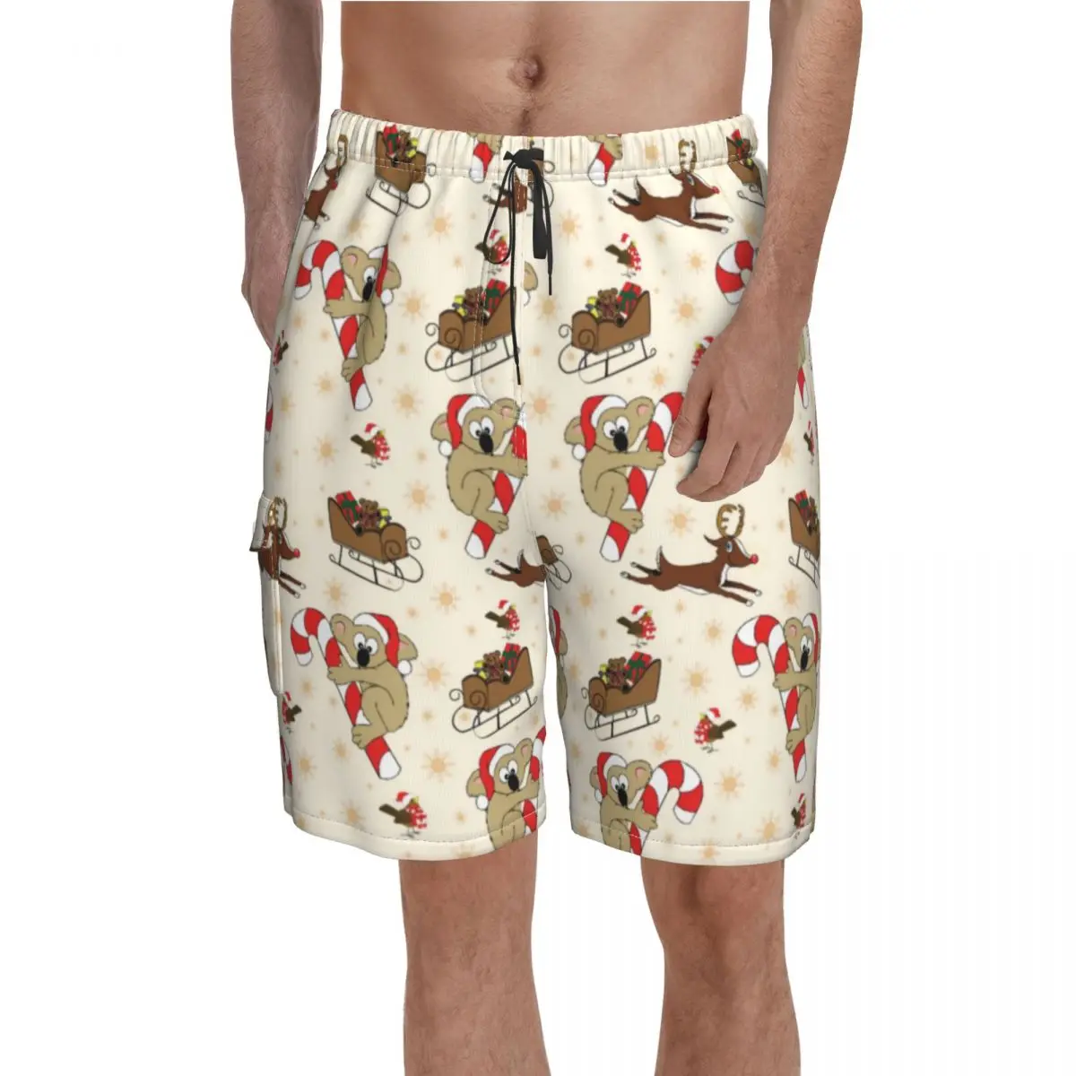 Cute Santa Sloths Board Shorts High Quality Happy Holidays Print Board Short Pants Men's Elastic Waist Pattern Swimming Trunks
Cute Santa Sloths Board Shorts High Quality Happy Holidays Print Board Short Pants Men's Elastic Waist Pattern Swimming Trunks