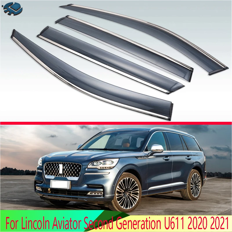 Для Lincoln Aviator второго поколения U611 2020 2021, пластиковый внешний козырек, вентиляционные шторы, оконный дефлектор от солнца и дождя, 4 шт.
Для Lincoln Aviator второго поколения U611 2020 2021, пластиковый внешний козырек, вентиляционные шторы, оконный дефлектор от солнца и дождя, 4 шт.