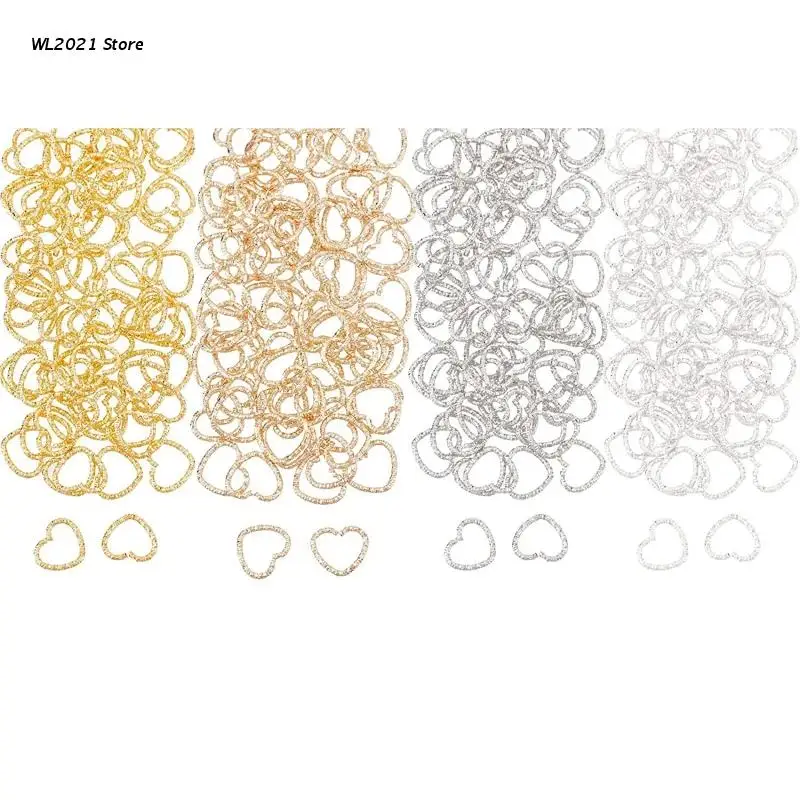 320x/set Open Jump Rings Jewelry DIY Findings for Crafts Bracelets Keychains Jewelry Making Heart Shape Rings Connectors
320x/set Open Jump Rings Jewelry DIY Findings for Crafts Bracelets Keychains Jewelry Making Heart Shape Rings Connectors