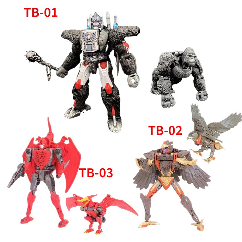 Transformation Toys Beast Wars TB01 Primal Kingdom Commander Chimpanzee Captain Anime Action Figure Model Deformed Robot Gorilla
Transformation Toys Beast Wars TB01 Primal Kingdom Commander Chimpanzee Captain Anime Action Figure Model Deformed Robot Gorilla