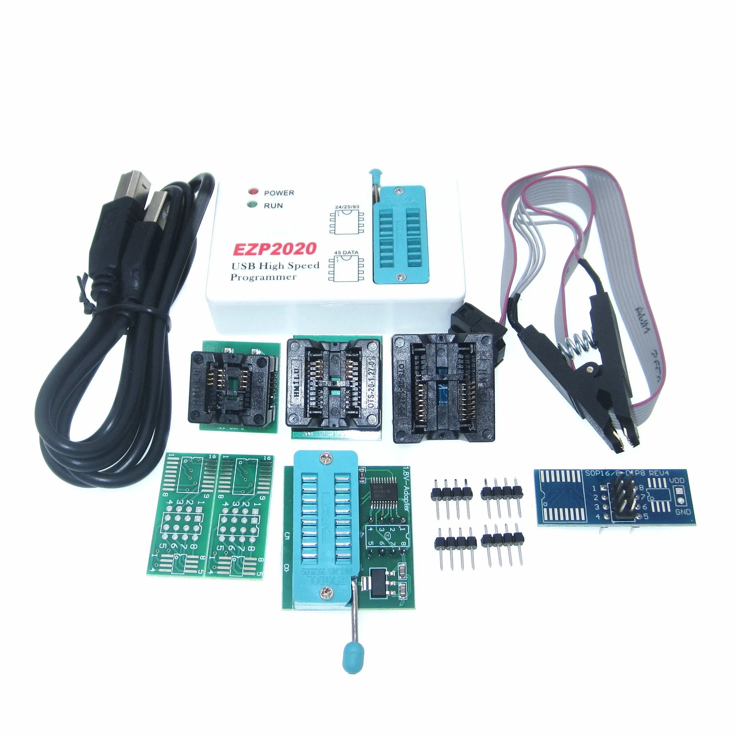 EZP2020 High Speed USB SPI Programmer + 7 Adapter Better Than EZP2013 EZP2010 2011Support 24 25 26 93 EEPROM 25 Flash Bios
EZP2020 High Speed USB SPI Programmer + 7 Adapter Better Than EZP2013 EZP2010 2011Support 24 25 26 93 EEPROM 25 Flash Bios