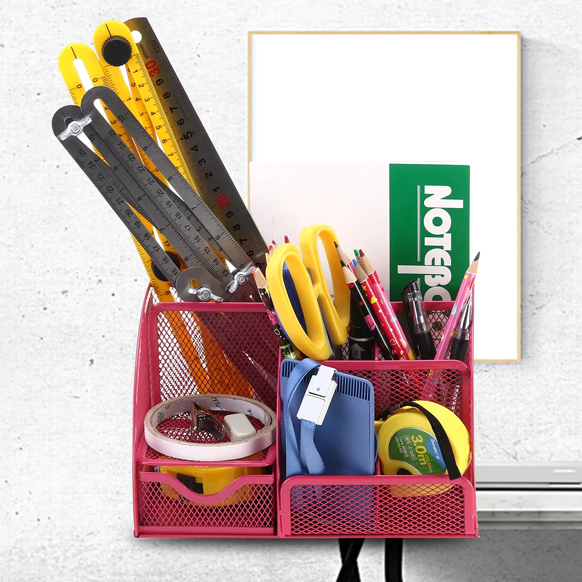 Desk Organizer Office Pen Mesh Organizers Holder Accessories Container Supplies Stationery Storage Desktop Tidy White Pan
Desk Organizer Office Pen Mesh Organizers Holder Accessories Container Supplies Stationery Storage Desktop Tidy White Pan