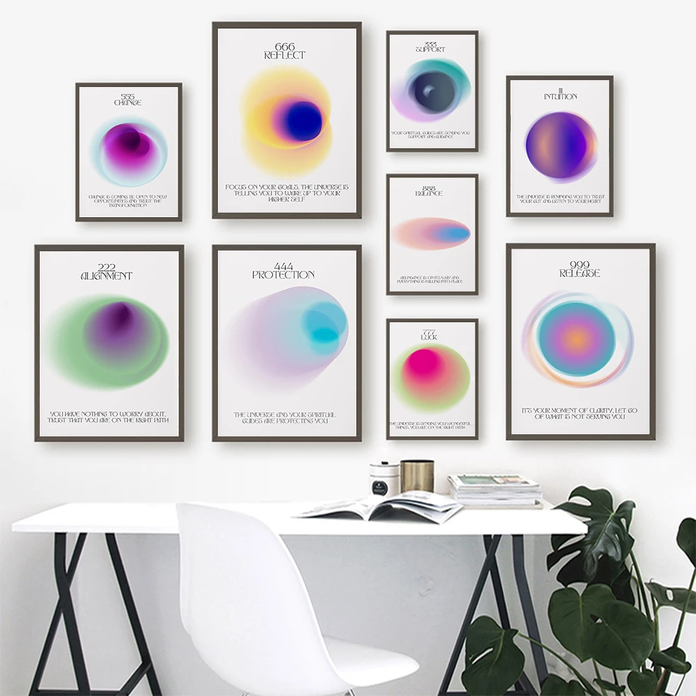 Aura Energy Poster Law Of Attraction Quote Art Print Abstract Gradient Canvas Painting Minimalist Wall Picture Living Home Decor
Aura Energy Poster Law Of Attraction Quote Art Print Abstract Gradient Canvas Painting Minimalist Wall Picture Living Home Decor