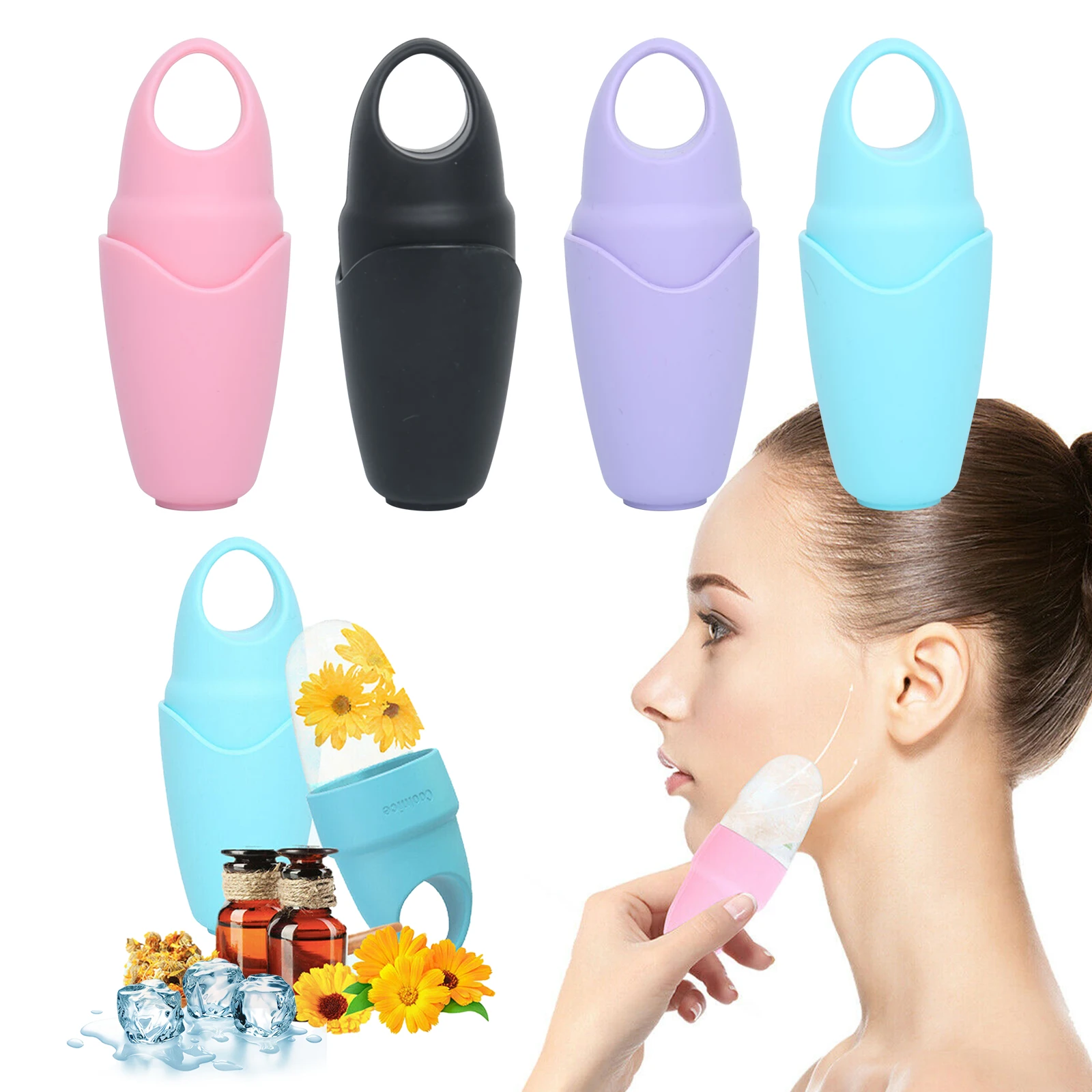 Reusable Icing Cooling Ice Massage Cups Massage Roller For Sprains Strains Freezable Face Massager Ice Cube Mold For Eye Cooling
Reusable Icing Cooling Ice Massage Cups Massage Roller For Sprains Strains Freezable Face Massager Ice Cube Mold For Eye Cooling