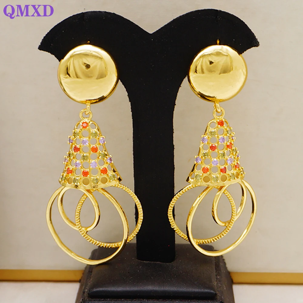Luxury Rhinestone Earrings For Women Circle Copper Earrings Drop Earrings Round Long Hanging Earring Trend Jewelry Party Gifts
Luxury Rhinestone Earrings For Women Circle Copper Earrings Drop Earrings Round Long Hanging Earring Trend Jewelry Party Gifts