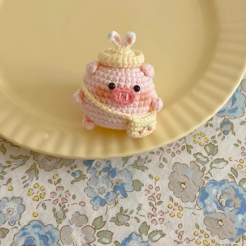 Handmade wool crochet spring outing piggy doll DIY material bag Keychain pendant homemade gift.
Handmade wool crochet spring outing piggy doll DIY material bag Keychain pendant homemade gift.