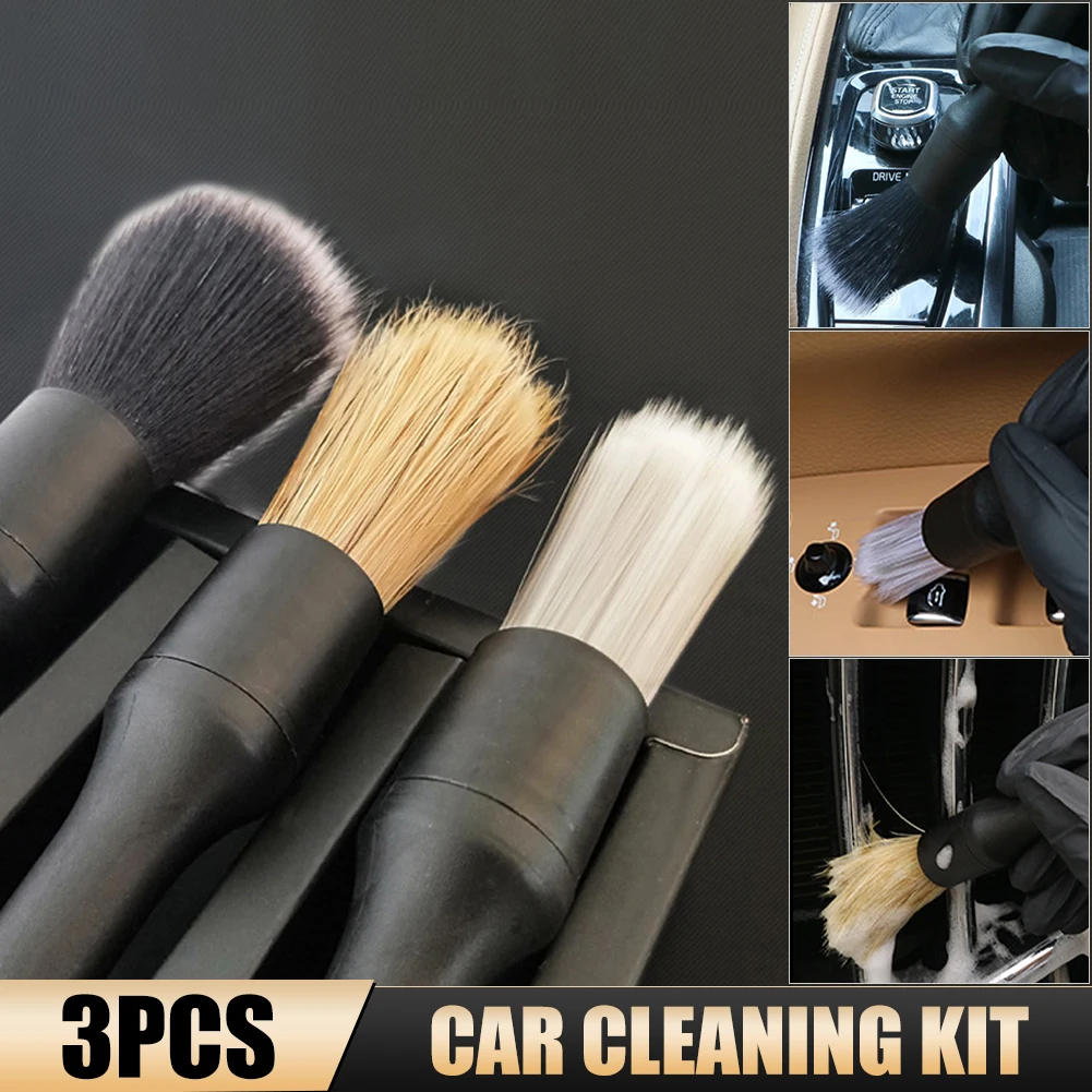 3PCS Car Detailing Brush Auto Wash Accessories Car Cleaning Tools Car Detailing Kit Vehicle Interior Air Conditioner Supplies
3PCS Car Detailing Brush Auto Wash Accessories Car Cleaning Tools Car Detailing Kit Vehicle Interior Air Conditioner Supplies