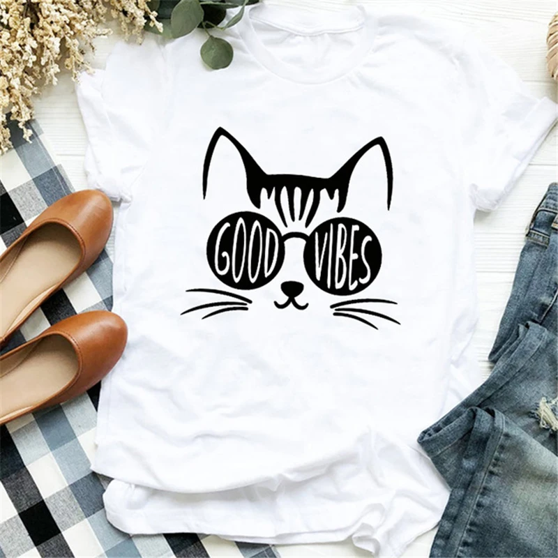 New Arrival Women T-shirt Black Cat Casual Cartoon 90s Graphic T-shirt Female Clothes Cute Top T-shirt 25834
New Arrival Women T-shirt Black Cat Casual Cartoon 90s Graphic T-shirt Female Clothes Cute Top T-shirt 25834