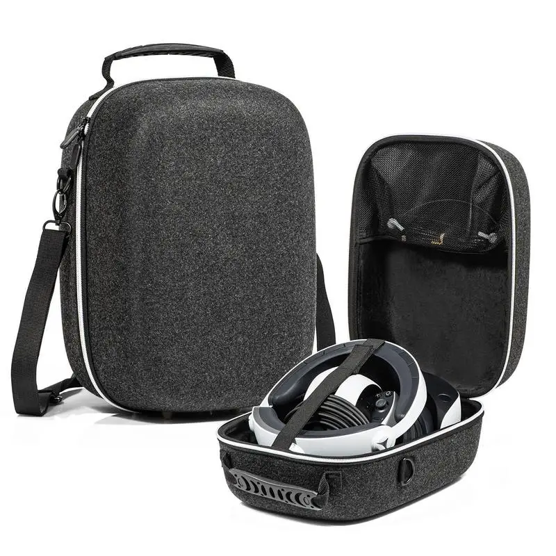 

Storage Bag For PS VR2 Waterproof Portable Boxes VR Headset Travel Carrying Case With Handle Zipper Suitcase VR Game Accessories