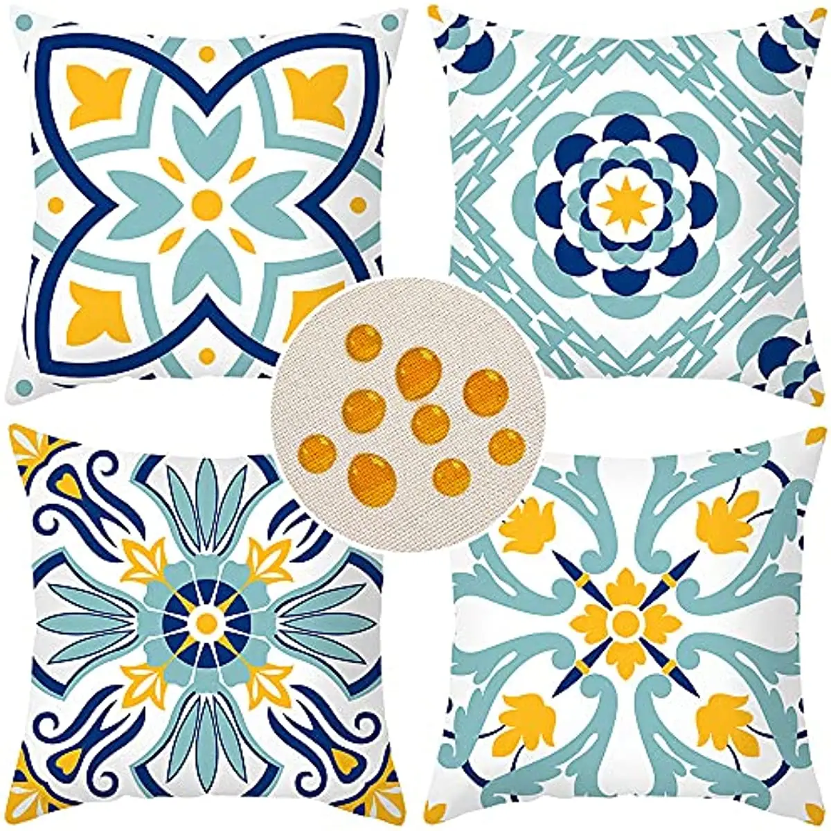 Outdoor Pillow Case Waterproof Pillow Case Decorative Pillow Case Bohemian Style Pillow Case, 4-Piece Set,
Outdoor Pillow Case Waterproof Pillow Case Decorative Pillow Case Bohemian Style Pillow Case, 4-Piece Set,