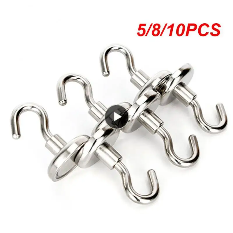5/8/10PCS Magnetic Hooks No Punching Round Heavy Duty Hooks Durable Wall Hanger Magnet Hook Storage Hook Kitchen Accessories
5/8/10PCS Magnetic Hooks No Punching Round Heavy Duty Hooks Durable Wall Hanger Magnet Hook Storage Hook Kitchen Accessories
