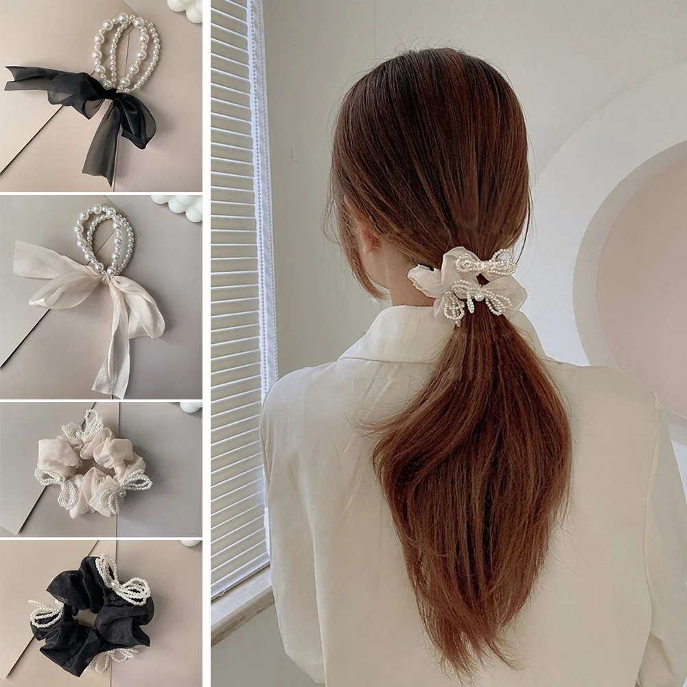 Handmade Pearl Elastic Hair Band Solid Color Flower Scrunchies Ponytail Holders for Women Girls Hair Rope Hair Accessoires
Handmade Pearl Elastic Hair Band Solid Color Flower Scrunchies Ponytail Holders for Women Girls Hair Rope Hair Accessoires