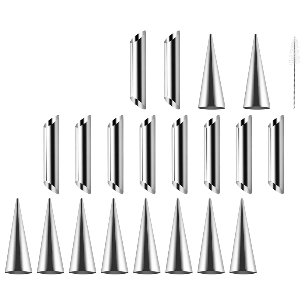 Croissant Mold Tools Metal Molds Hollow Cone Shape Stainless Steel Pastry Cream Horn Bread Making Tubes Danish Baking Forms
Croissant Mold Tools Metal Molds Hollow Cone Shape Stainless Steel Pastry Cream Horn Bread Making Tubes Danish Baking Forms