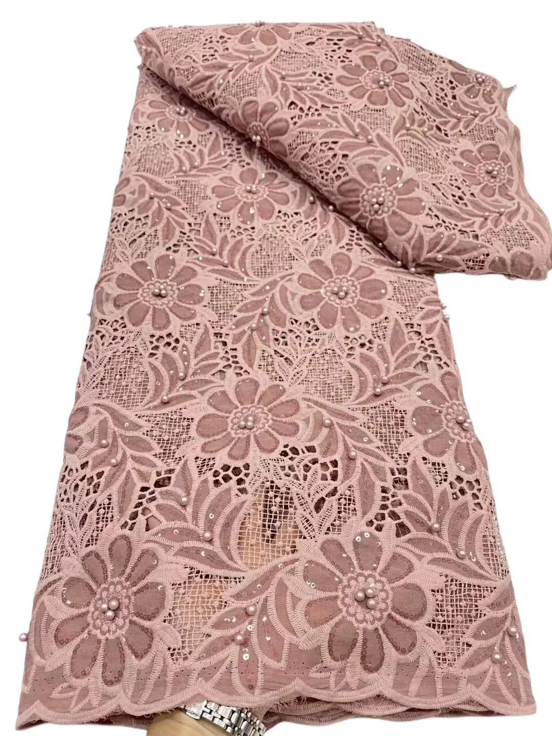 YQOINFKS 5 Yards Chiffon Lace Fabric with Beaded African Women Evening Party Gown Ladies Wedding Formal Dress New 2023 YQ-7069
YQOINFKS 5 Yards Chiffon Lace Fabric with Beaded African Women Evening Party Gown Ladies Wedding Formal Dress New 2023 YQ-7069