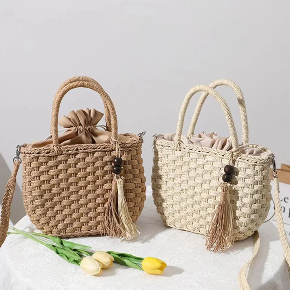 Fashion Women Straw Crossbody Bags Handwoven Top-Handle Bags Casual Summer Beach Holiday Female Shoulder Bags Messenger Handbags
Fashion Women Straw Crossbody Bags Handwoven Top-Handle Bags Casual Summer Beach Holiday Female Shoulder Bags Messenger Handbags