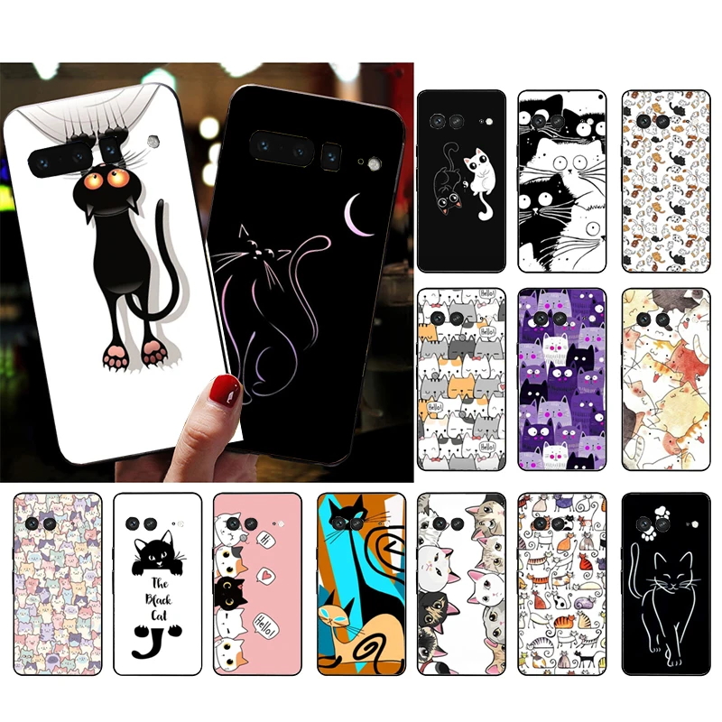Phone Case for Google Pixel 7a 7 Pro 7 6A 6 Pro 5A 4A 3A Pixel 4 XL Pixel 5 6 4 3 XL 3A XL 2 XL Cartoon Black Cat Cats Case
Phone Case for Google Pixel 7a 7 Pro 7 6A 6 Pro 5A 4A 3A Pixel 4 XL Pixel 5 6 4 3 XL 3A XL 2 XL Cartoon Black Cat Cats Case
