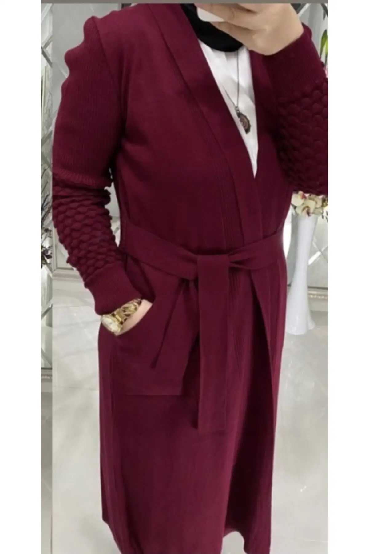 Women's Cardigan Grape Sleeve Standard Size pocket Casual Knitted Quality Fashion Cardigan Sweaters Loose Sweater Sweater Sweater
Women's Cardigan Grape Sleeve Standard Size pocket Casual Knitted Quality Fashion Cardigan Sweaters Loose Sweater Sweater Sweater