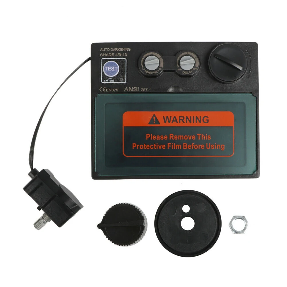 Solar Auto Darkening Welding Lens 110x90x9mm DIN4 Shade Welding Machine Tool For Helmet Mask Filter Welding Protective Tools
Solar Auto Darkening Welding Lens 110x90x9mm DIN4 Shade Welding Machine Tool For Helmet Mask Filter Welding Protective Tools