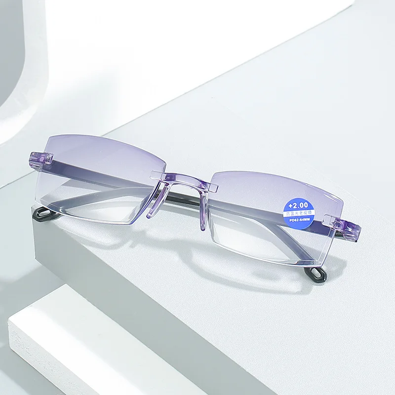 Anti Blue Light Blocking Rimless Reading Glasses Women Men Square Frameless Presbyopic Glasses Diopters +1.0 1.5 2 2.5 4.0
Anti Blue Light Blocking Rimless Reading Glasses Women Men Square Frameless Presbyopic Glasses Diopters +1.0 1.5 2 2.5 4.0