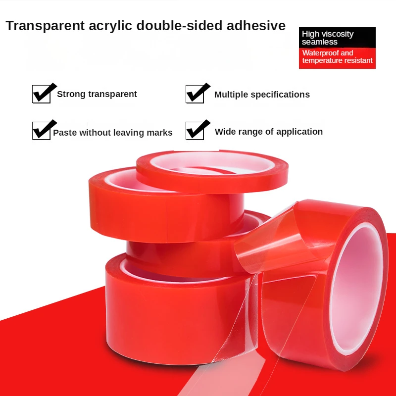 Sfonch Double Sided Tape Acrylic Transparent Ultra Thin Non-marking Sticker For LED Light Strip Car Fixing Tablet Fixing
Sfonch Double Sided Tape Acrylic Transparent Ultra Thin Non-marking Sticker For LED Light Strip Car Fixing Tablet Fixing