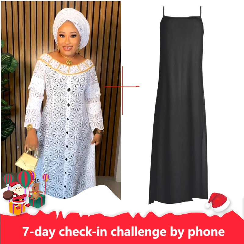 

Африканские платья для женщин, элегантные ажурные новые мусульманские модные абаи Дашики, кружевное платье, кафтан, длинное платье макси 2023