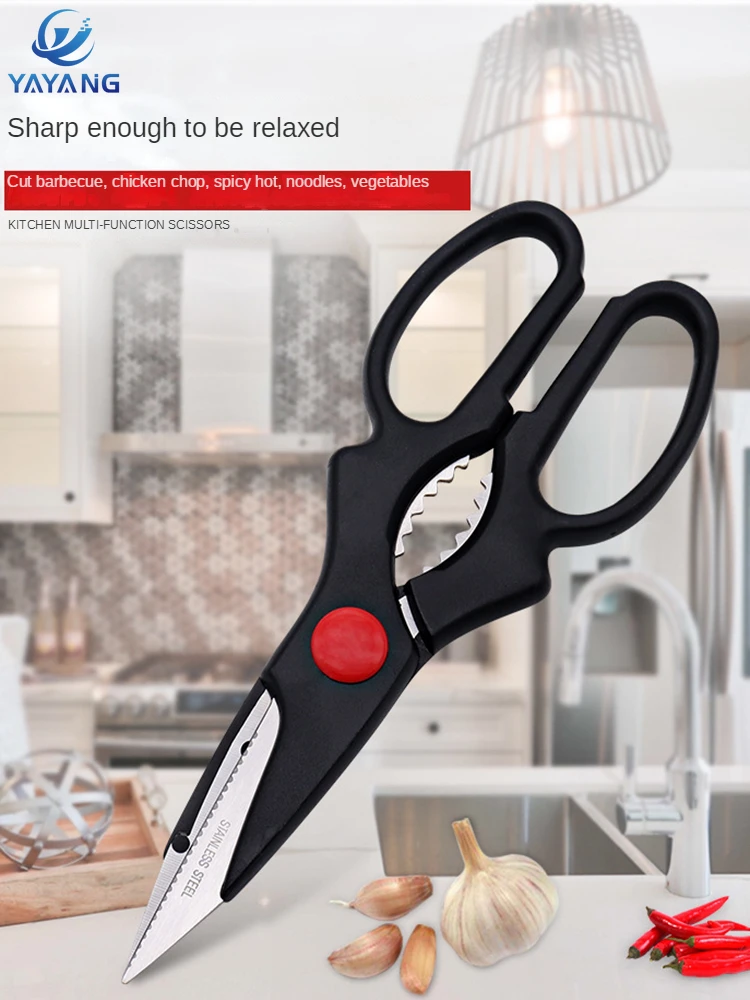 Stainless Steel Kitchen Scissors Kitchen Meat Cutting Scissors Chicken Poultry Fish Cleaver Steak Cutting Knife Opening Bottle
Stainless Steel Kitchen Scissors Kitchen Meat Cutting Scissors Chicken Poultry Fish Cleaver Steak Cutting Knife Opening Bottle