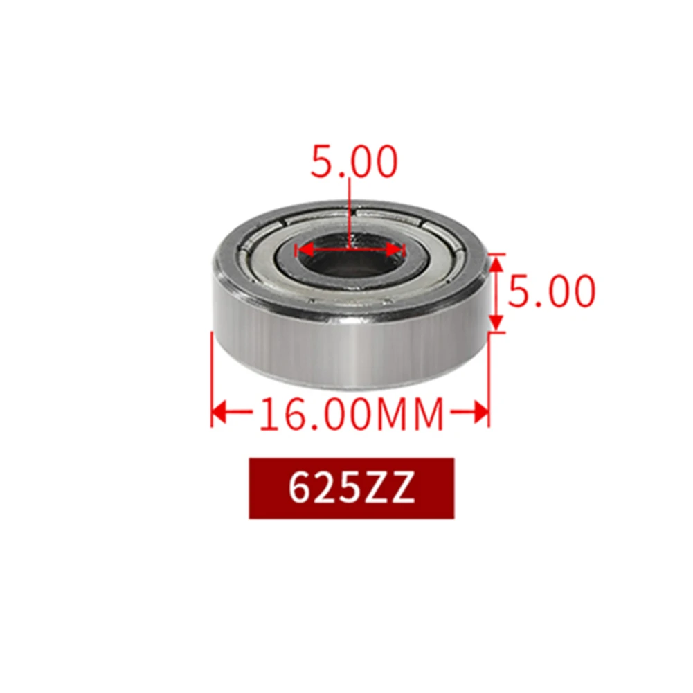 625ZZ Bearing 10 Pcs Chrome Steel Premium Metal Shielded Ball Bearing 5*16*5mm Bearings Automation Tools
625ZZ Bearing 10 Pcs Chrome Steel Premium Metal Shielded Ball Bearing 5*16*5mm Bearings Automation Tools