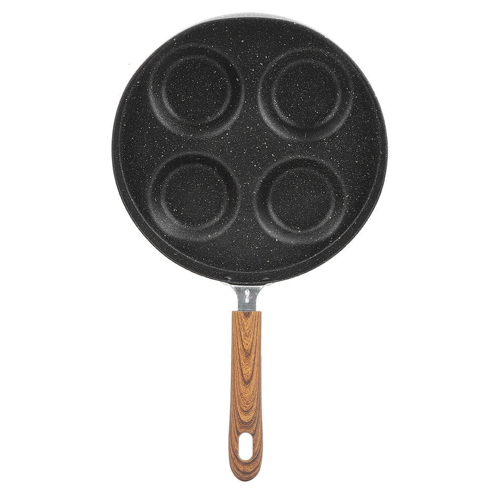 Four Hole Frying Pot Non-stick Cooking Pan Breakfast Maker with Wood Handle Kitchen Utensils
Four Hole Frying Pot Non-stick Cooking Pan Breakfast Maker with Wood Handle Kitchen Utensils