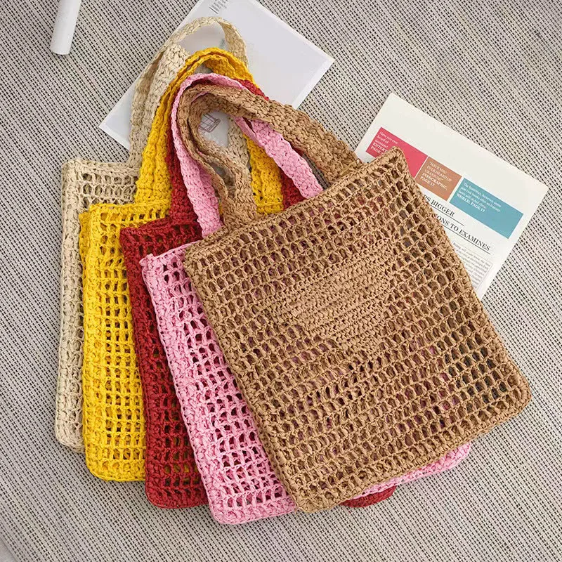 Fashion Straw Woven Handbag Hollow Trendy Shoulder Bag Large Capacity Shoulder Shopping Bags Ladies Handbags Women's Tote Bags
Fashion Straw Woven Handbag Hollow Trendy Shoulder Bag Large Capacity Shoulder Shopping Bags Ladies Handbags Women's Tote Bags