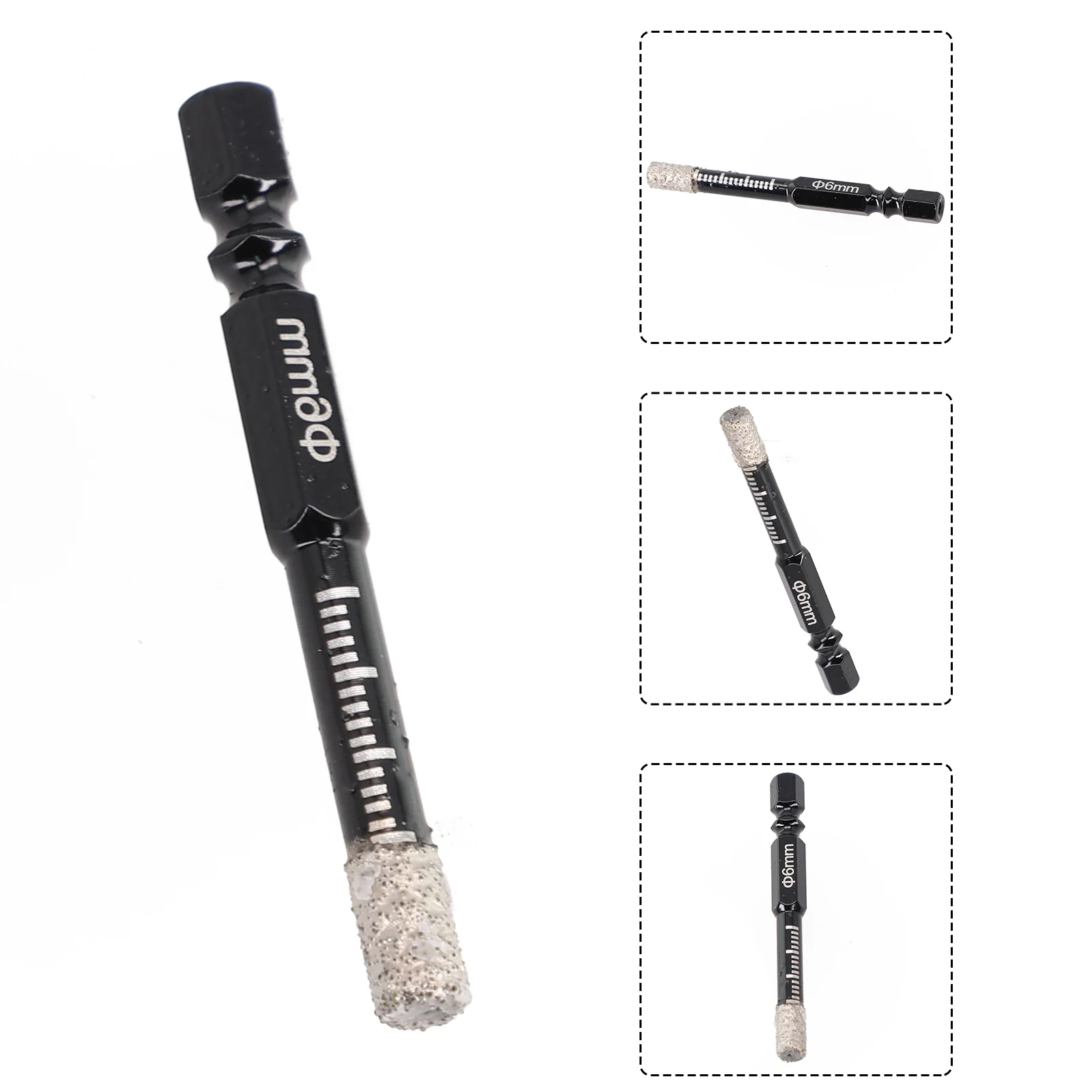 Diamond Brazed Dry Drilling Bit Porcelain Cup Saw Ceramic Marble Granite Tiles Hole Opener Hole Saws Cutter 6-12mm Round Shank
Diamond Brazed Dry Drilling Bit Porcelain Cup Saw Ceramic Marble Granite Tiles Hole Opener Hole Saws Cutter 6-12mm Round Shank