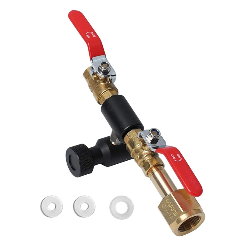 Soda Bottle Refill Adapter,CO2 Refill Adapter Cylinder Fill Station Connector For Filling Sodastream Tank Bottle CGA320
Soda Bottle Refill Adapter,CO2 Refill Adapter Cylinder Fill Station Connector For Filling Sodastream Tank Bottle CGA320