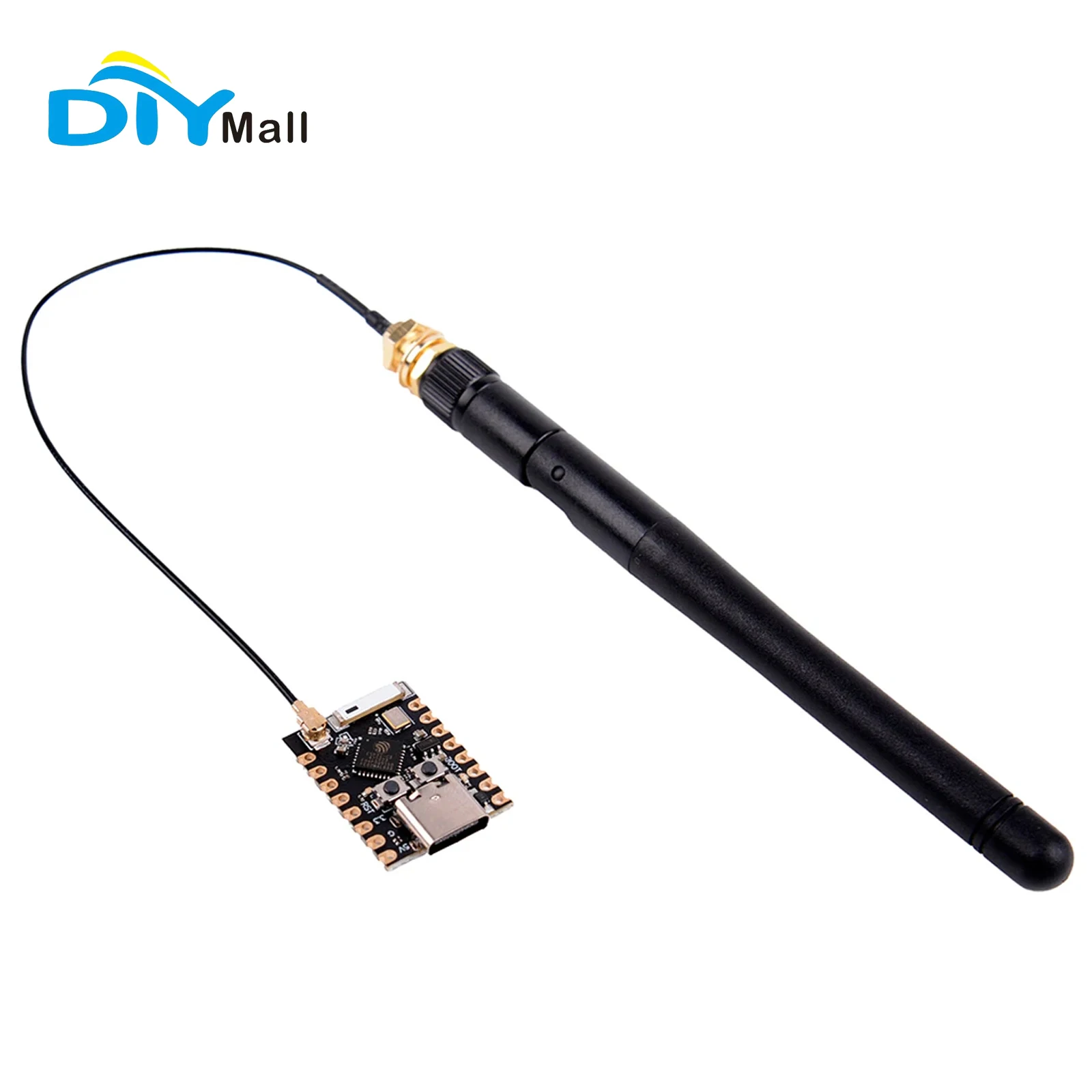 DIYmall ESP32-C3 Super Mini Макетная плата с антенной 2,4G, WiFi + BT 5.0 для проектов IoT/Arduino 
DIYmall ESP32-C3 Super Mini Макетная плата с антенной 2,4G, WiFi + BT 5.0 для проектов IoT/Arduino