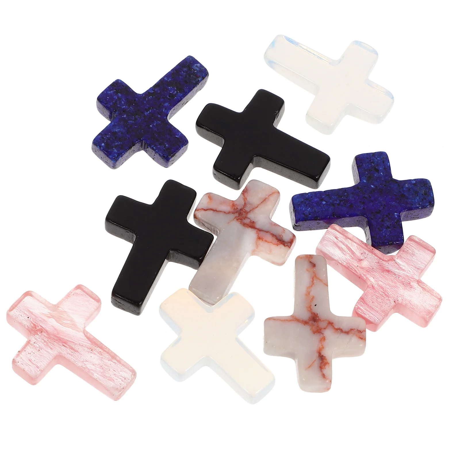 10 Pcs Cross Pendant DIY Beads Gasket Jewelry Spacer Necklace Accessories Crystal
10 Pcs Cross Pendant DIY Beads Gasket Jewelry Spacer Necklace Accessories Crystal