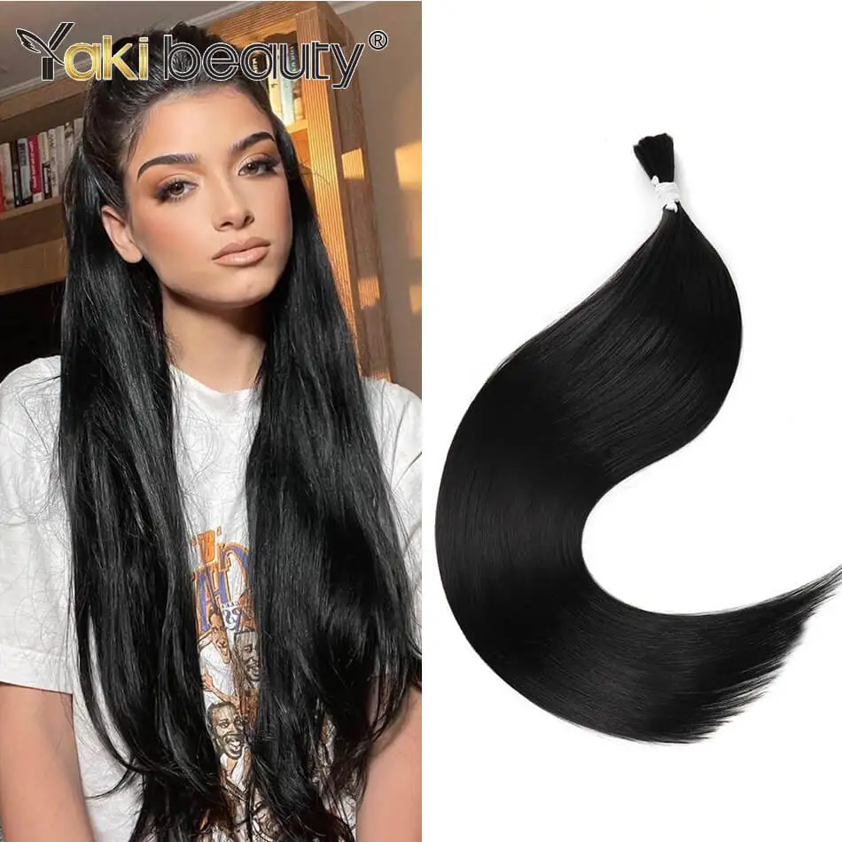Synthetic 28Inch Long Straight Hair Bulk 70cm Organic Fiber Protein Silk Black Brown Blonde Heat Resistant Hair Extensions
Synthetic 28Inch Long Straight Hair Bulk 70cm Organic Fiber Protein Silk Black Brown Blonde Heat Resistant Hair Extensions