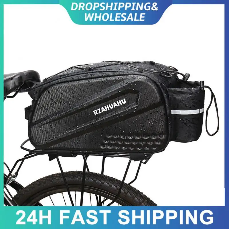 Износостойкая сумка для магазина, текстурная велосипедная сумка из углеродного волокна, водонепроницаемая сумка для заднего сиденья, кожаная Портативная Черная сумка для верховой езды 
Износостойкая сумка для магазина, текстурная велосипедная сумка из углеродного волокна, водонепроницаемая сумка для заднего сиденья, кожаная Портативная Черная сумка для верховой езды