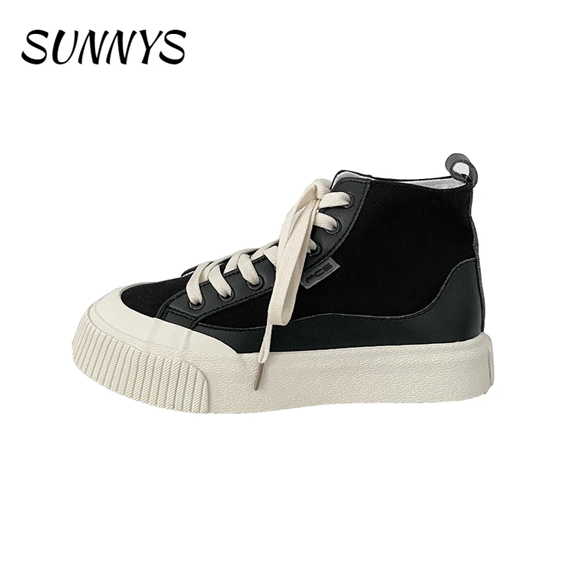 SUNNYS Women 2022 Fashion Vulcanize Shoes Sports Shoes High Top Canvas Sneakers Women Designer Sneakers Flat Casual School Shoes
SUNNYS Women 2022 Fashion Vulcanize Shoes Sports Shoes High Top Canvas Sneakers Women Designer Sneakers Flat Casual School Shoes