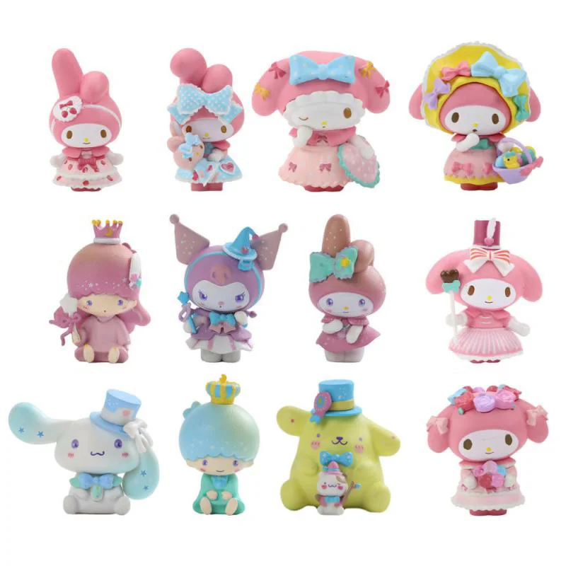 6Pcs/set Anime Kuromi Melody Cinnamoroll Pompompurin Figure Collectible Model Doll Kids Diy Cake Decor PVC Model Toys Girl Gift
6Pcs/set Anime Kuromi Melody Cinnamoroll Pompompurin Figure Collectible Model Doll Kids Diy Cake Decor PVC Model Toys Girl Gift