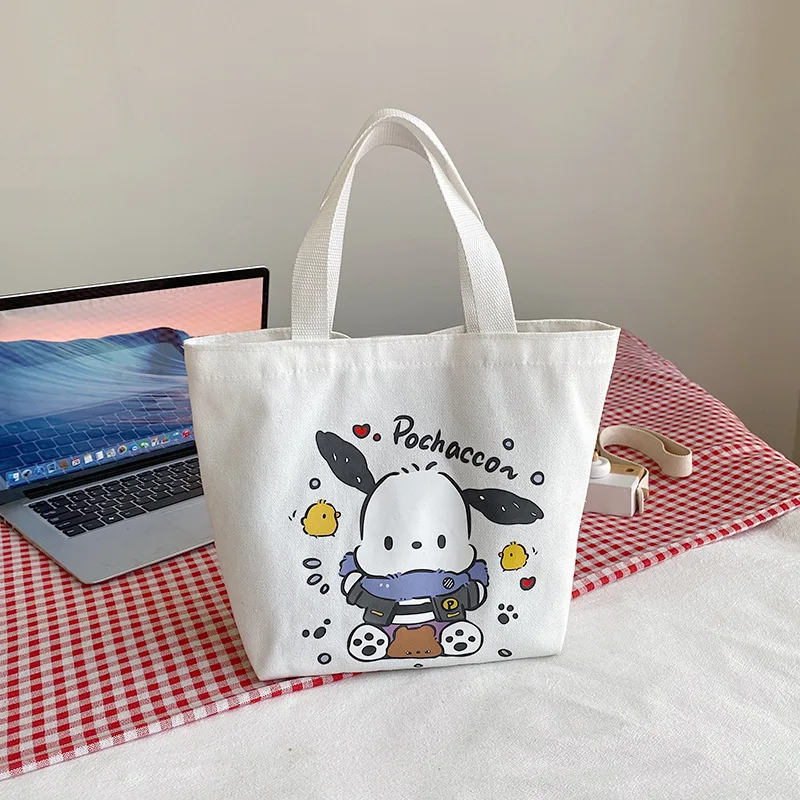 Kawaii Sanrio Cinnamoroll Tote Canvas Bag Women's Bag Hand Bag One Shoulder Portable Lunch Bag New Mini Schoolgirl Messenger Bag 
Kawaii Sanrio Cinnamoroll Tote Canvas Bag Women's Bag Hand Bag One Shoulder Portable Lunch Bag New Mini Schoolgirl Messenger Bag